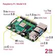 Kit Raspberry Pi 4 B 2gb + Fuente + Gabinete + Cooler + HDMI + Mem 64gb + Disipadores